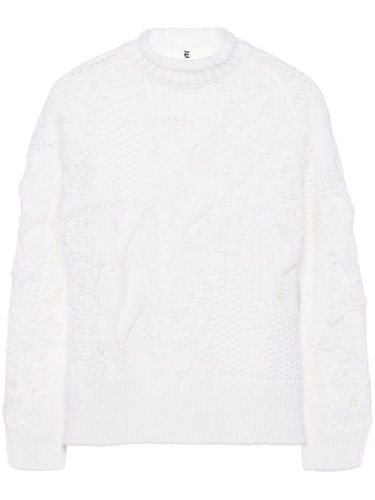 Pull en laine vierge mélangée - Ermanno Scervino - Modalova