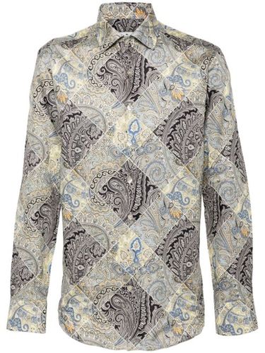 Chemise en coton à imprimé cachemire - ETRO - Modalova