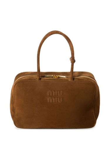 Sac Beau à logo embossé - Miu Miu - Modalova