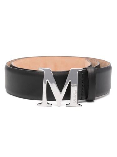 Ceinture en cuir à boucle logo - Max Mara - Modalova