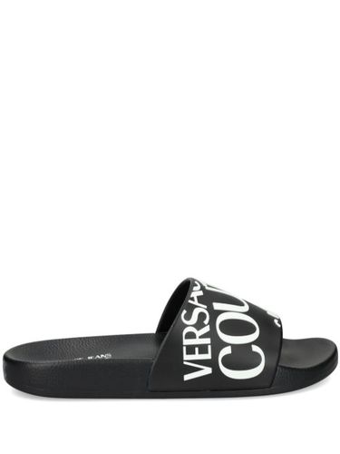 Claquettes à logo imprimé - Versace Jeans Couture - Modalova