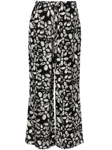 Pantalon droit à fleurs - Marni - Modalova