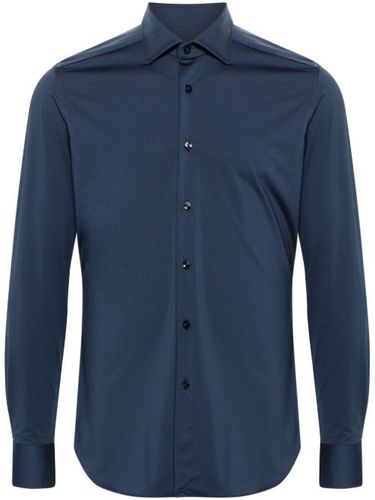 Xacus chemise à col italien - Bleu - Xacus - Modalova