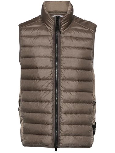 Gilet matelassé à patch logo - Stone Island - Modalova