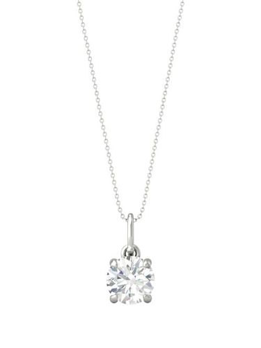 Collier Ella en or blanc 14ct pavé - VEYNOU - Modalova