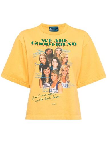 T-shirt en coton à imprimé graphique - Kolor - Modalova
