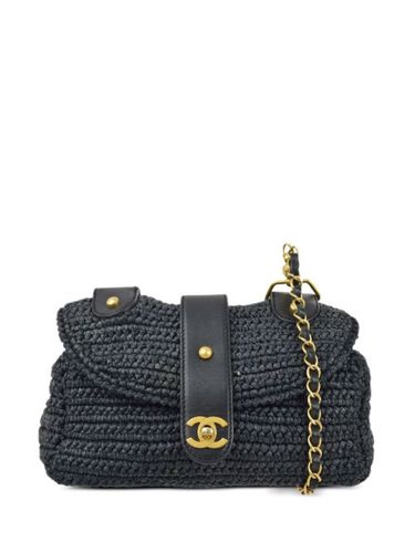 Sac porté épaule en raphia (2006) - CHANEL Pre-Owned - Modalova
