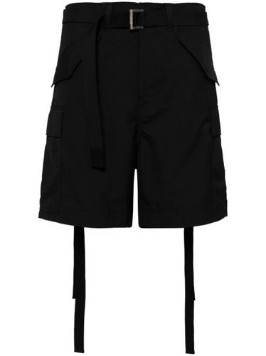 Short ceinturé à poches cargo - sacai - Modalova