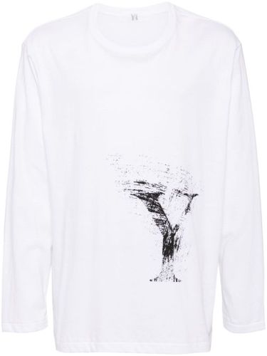T-shirt en coton à imprimé graphique - Y's - Modalova