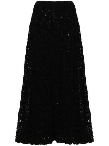Jupe mi-longue à dentelle brodée - Jil Sander - Modalova