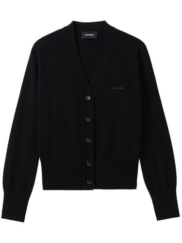 We11done cardigan à col v - Noir - We11done - Modalova