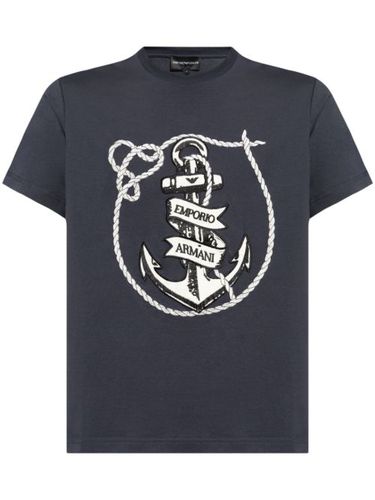 T-shirt brodé ASV - Emporio Armani - Modalova