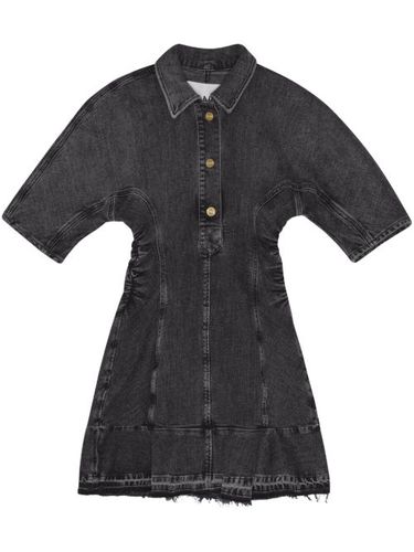 Robe courte en jean à bords tintés - GANNI - Modalova