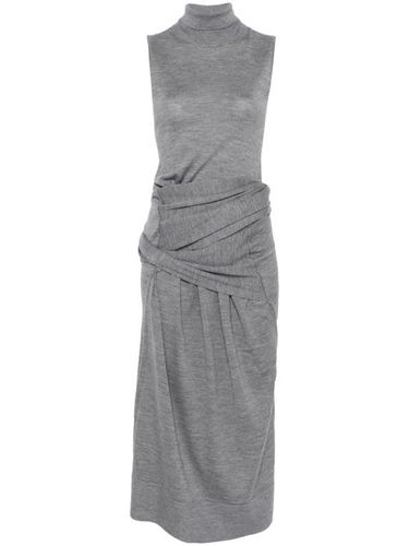 Robe mi-longue à design drapé - TOTEME - Modalova
