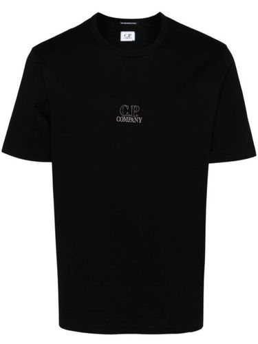 T-shirt à logo brodé - C.P. Company - Modalova