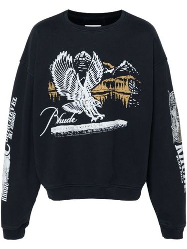 Sweat en coton à imprimé graphique - RHUDE - Modalova