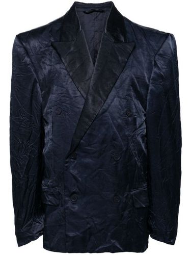 Blazer croisé à effet froissé - Balenciaga - Modalova