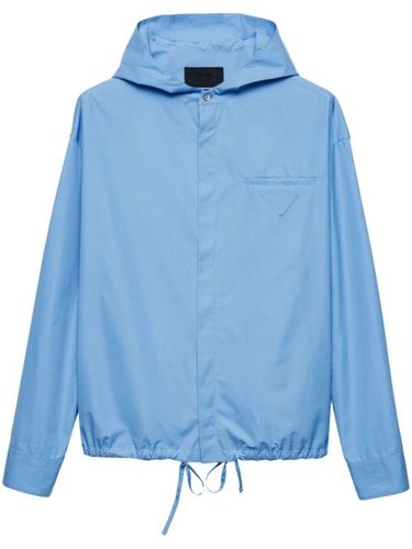 Chemise en coton à capuche - Prada - Modalova