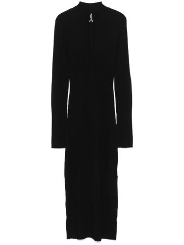 Robe mi-longue à breloque logo - Patrizia Pepe - Modalova