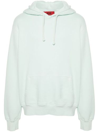 Hoodie à logo brodé - Vert - 424 - Modalova