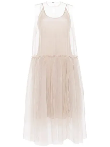 Robe en tulle à bretelles - JNBY - Modalova