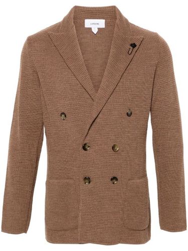 Lardini blazer en maille - Marron - Lardini - Modalova