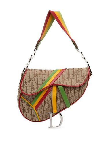 Sac porté épaule Diorissimo Rasta Saddle pre-owned (2004) - Christian Dior Pre-Owned - Modalova