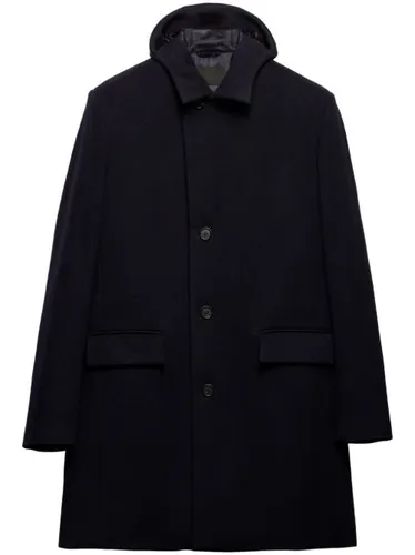 Manteau droit à simple boutonnage - Prada - Modalova