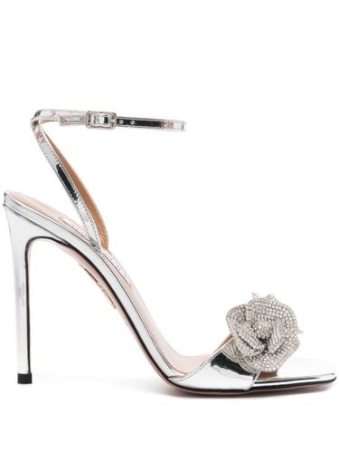 Sandales Crystal Orchid 105 mm - Aquazzura - Modalova