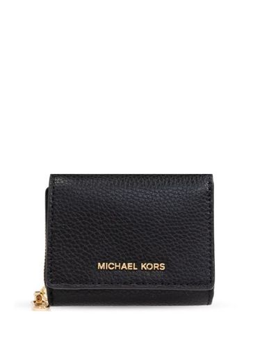 Petit portefeuille pliant Empire à fini grainé - Michael Michael Kors - Modalova