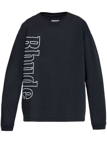 Sweat en coton à logo imprimé - RHUDE - Modalova