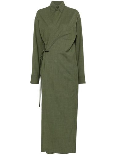 Robe longue à design portefeuille - Fabiana Filippi - Modalova
