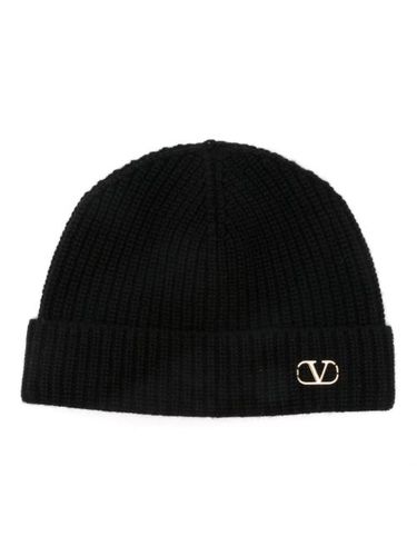 Bonnet à détail VLogo - Valentino Garavani - Modalova