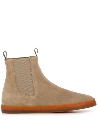 Bottines en cuir à empiècements élastiqués - Officine Creative - Modalova
