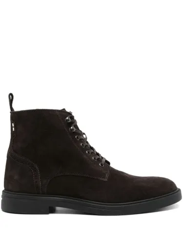 BOSS bottines en daim - Marron - BOSS - Modalova