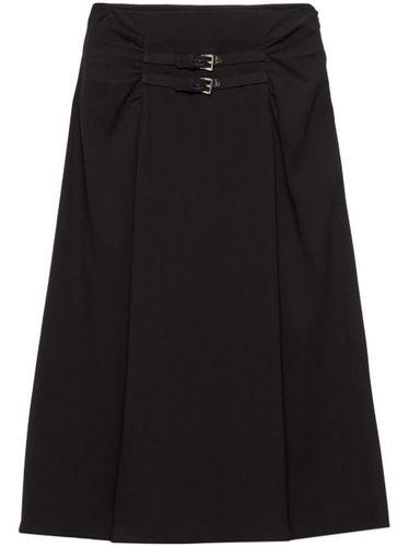 Prada jupe mi-longue Sablé - Noir - Prada - Modalova