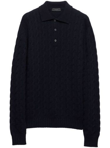 Polo en maille torsadée - Prada - Modalova