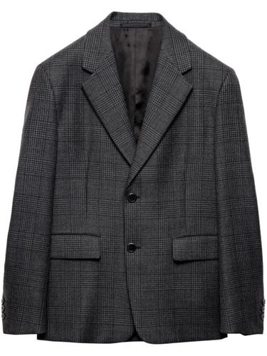 Blazer en laine à simple boutonnage - Prada - Modalova