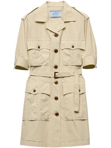 Robe courte en popeline - Prada - Modalova