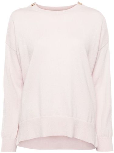 Pull en cachemire à épaules boutonnées - N.Peal - Modalova