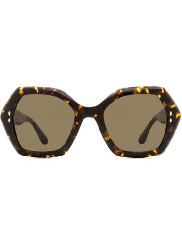 Lunettes de vue géométriques à effet écaille de tortue - Isabel Marant Eyewear - Modalova