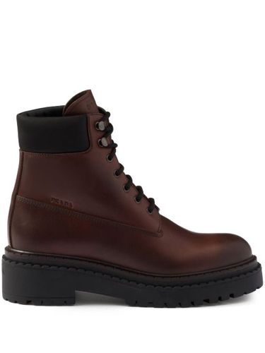 Prada bottines en cuir - Marron - Prada - Modalova