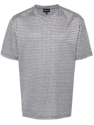 T-shirt à motif géométrique - Giorgio Armani - Modalova