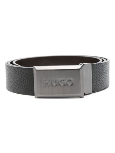 HUGO ceinture à boucle logo - Noir - HUGO - Modalova