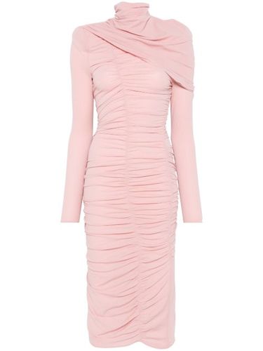 Robe drapée à col montant - Magda Butrym - Modalova