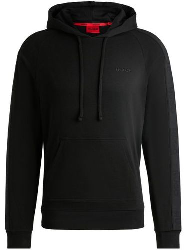 HUGO hoodie à logo brodé - Noir - HUGO - Modalova