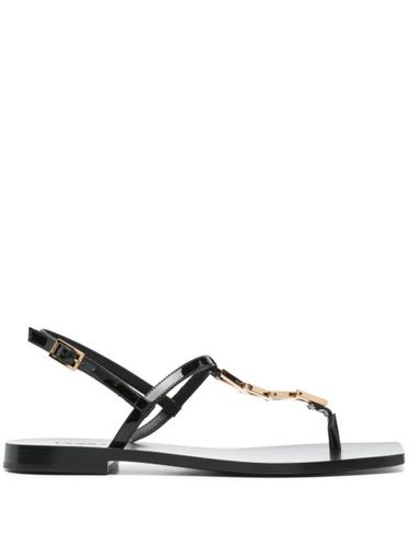 Sandales à détail de chaîne - Versace - Modalova