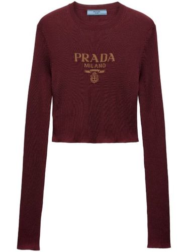 Haut en maille intarsia - Prada - Modalova