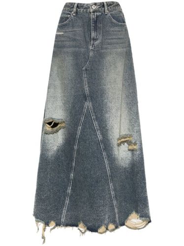 Jupe en jean à effet usé - Musium Div. - Modalova
