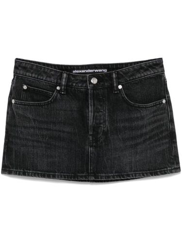 Minijupe en jean à ornements - Alexander Wang - Modalova
